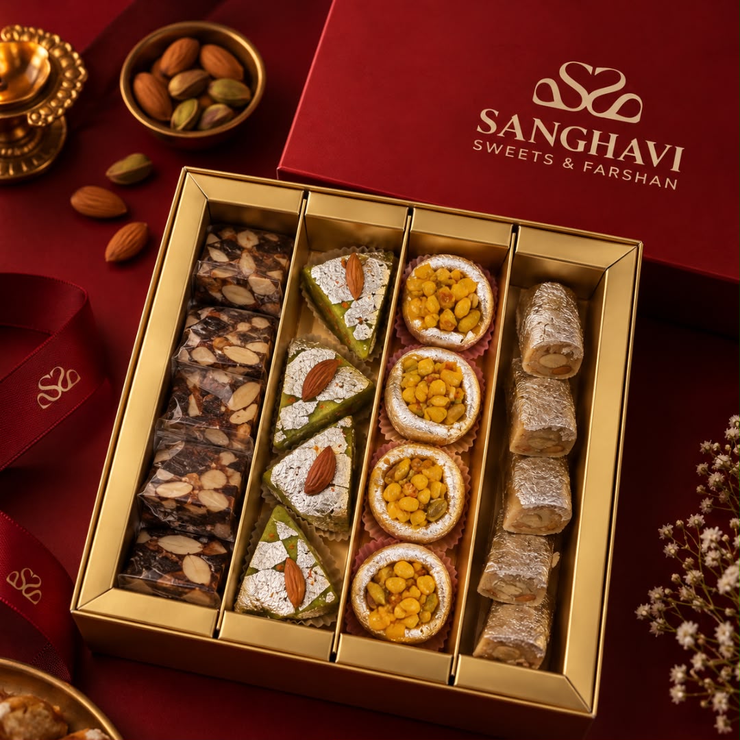 Sanghavi premium mithai box